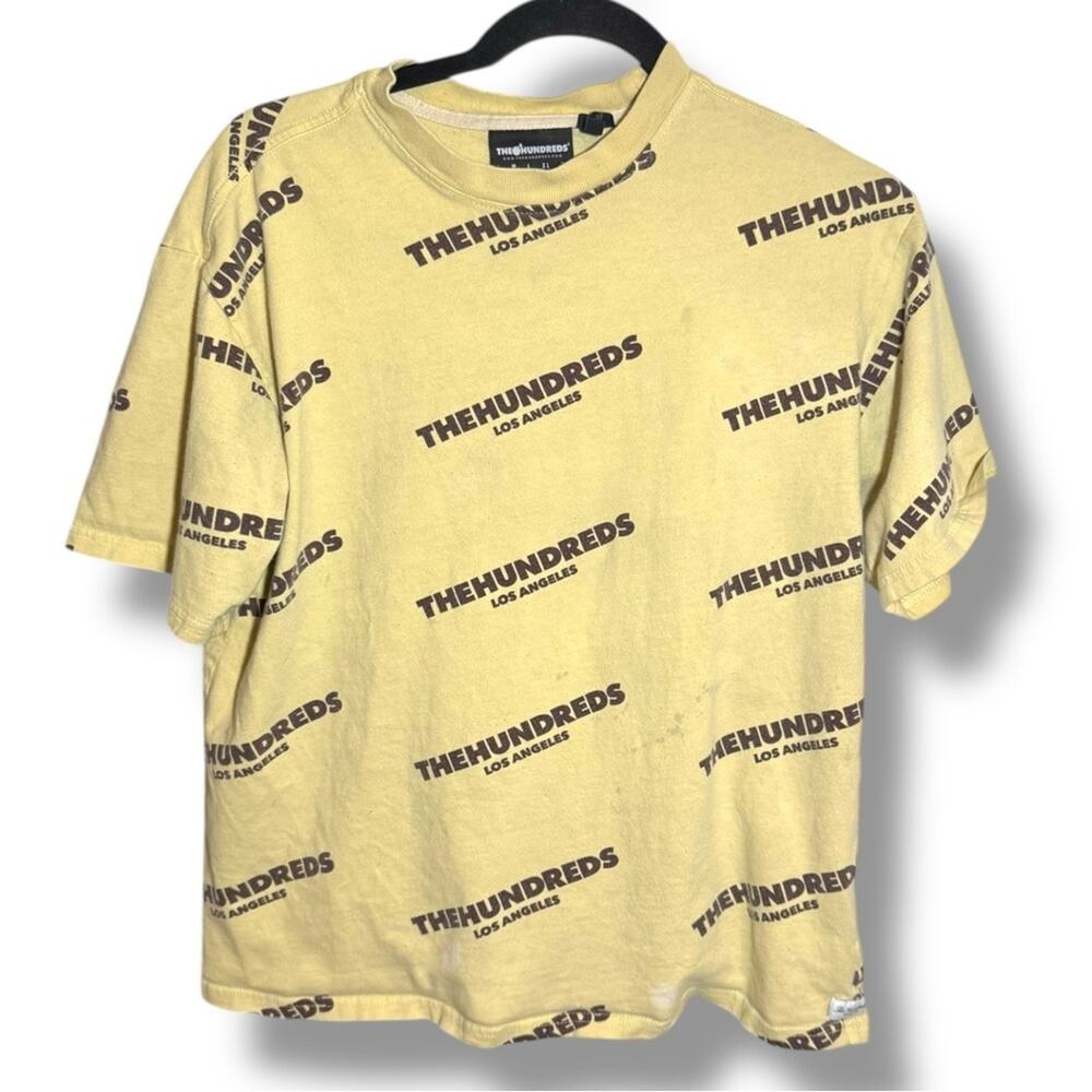 The Hundreds Los Angeles Allover Logo Tee